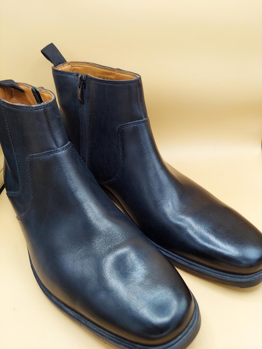 Clarks Black Leather Chelsea Boots